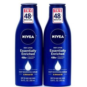 NIVEA Essentially Enriched Body Lotion 8.4 oz - TWO PACK